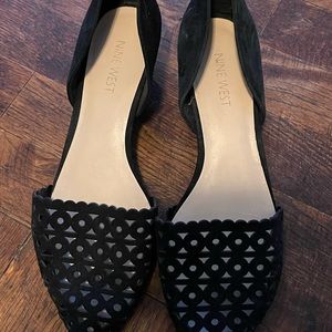 Black Lacey Kitten Heel